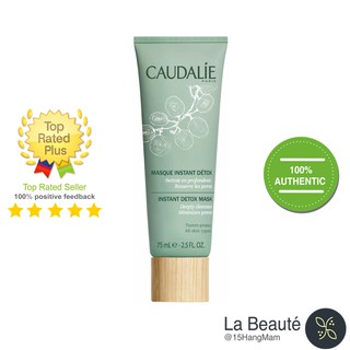 Caudalie Instant Detox Mask - Mặt Nạ Thải Độc Sâu, Se Lỗ Chân Lông Ngay Lập Tức 15ml/75ml