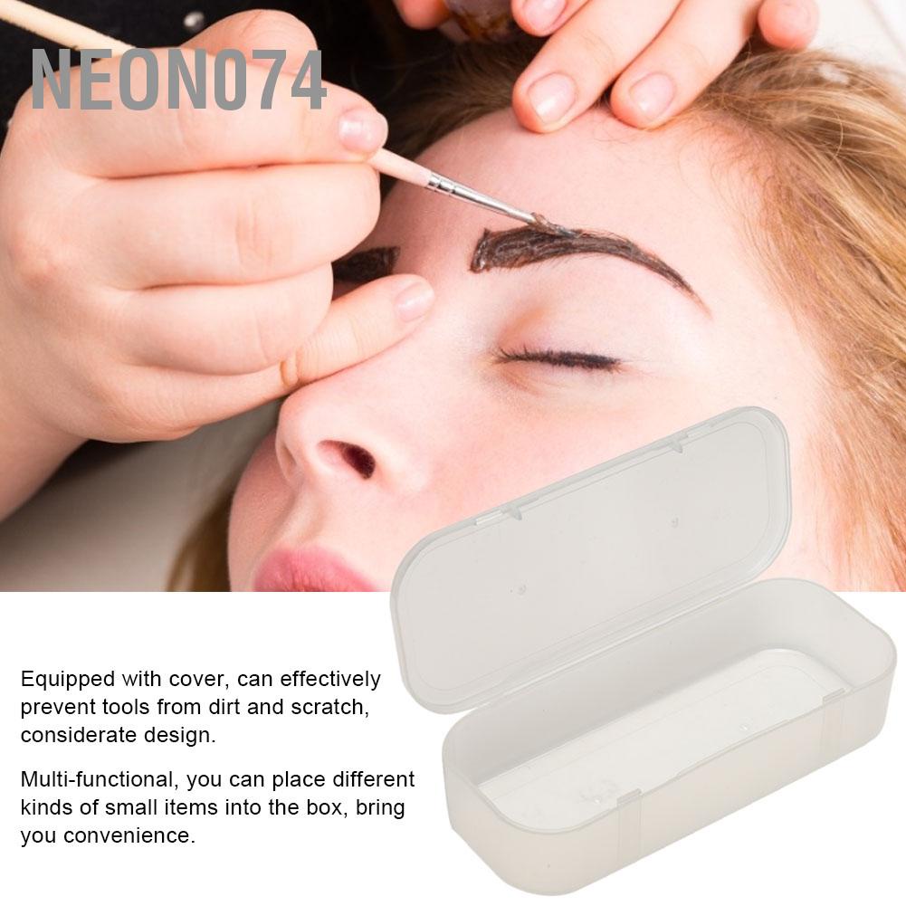 [Hàng mới về] Hộp đựng dụng cụ xăm hình màu trong suốt tiện dụng
