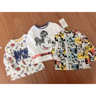 Áo phông dài tay Disney dư xịn hoạ tiết Mickey