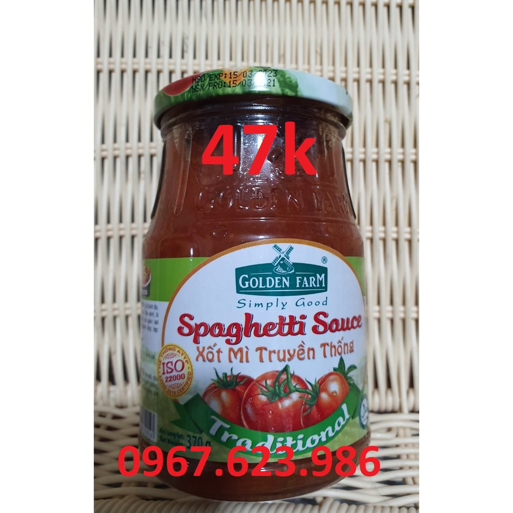 Sốt cà chua golden farm 380g