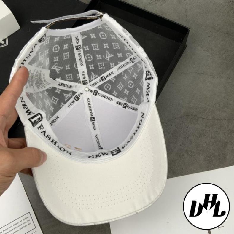 Mũ Lưỡi Trai Phối Lưới Von in LV Gắn Logo Cao Cấp Giá Rẻ Thời Trang Nam Nữ
