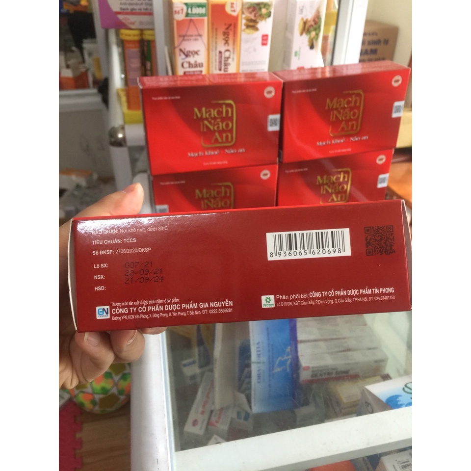 Mạch Não An _hộp 50 viên