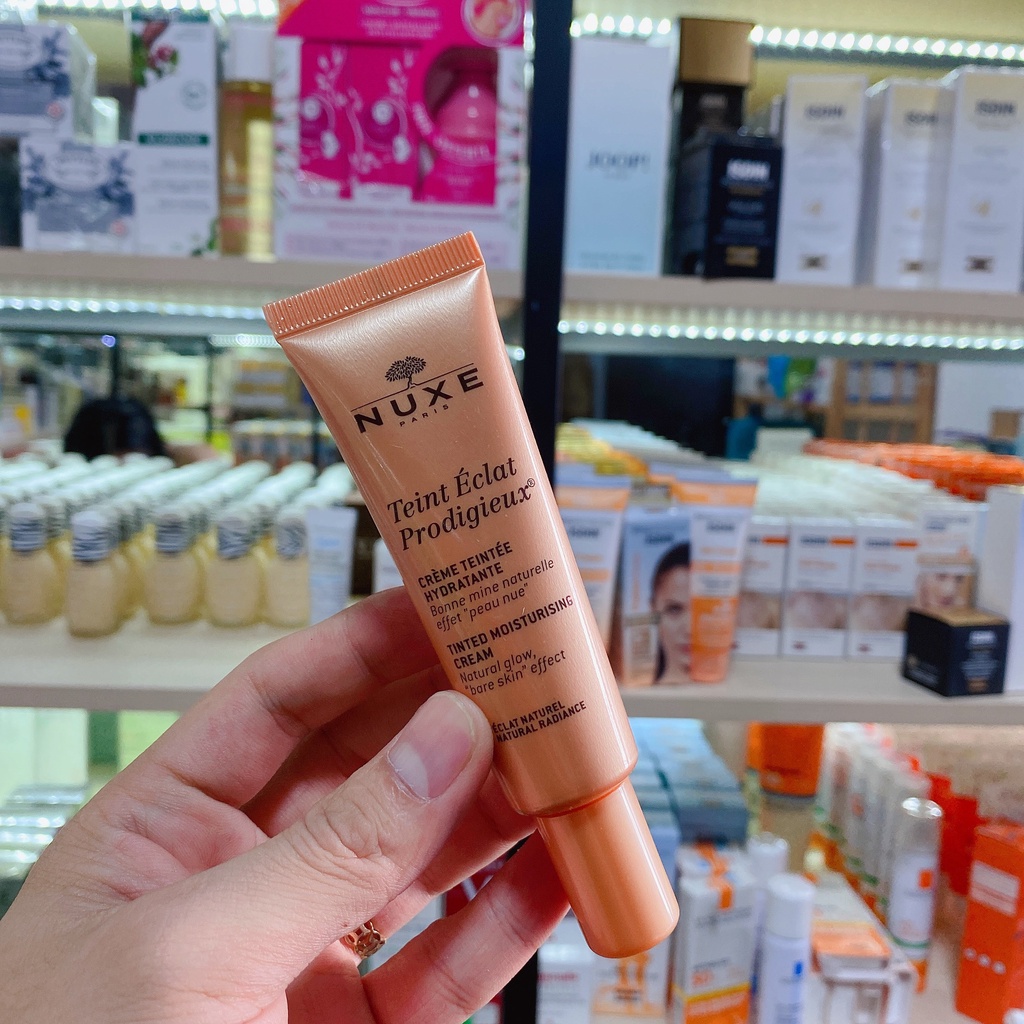 ( Che khuyết điểm) Kem dưỡng ẩm NUXE Teint Eclat Prodigieux Moisturizing Tinted Cream 30ml có màu