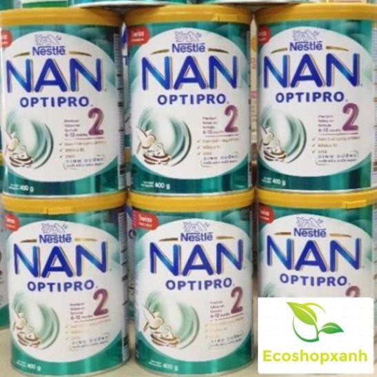 Combo 3 lon Sữa NAN OPTIPRO 2 Mẫu Mới 400g (Date 2021)