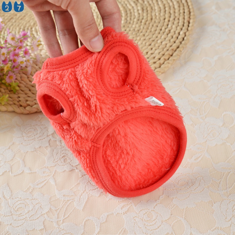 Áo Khoác Len Giữ Ấm In Họa Tiết Dễ Thương Thời Trang Cho Cún Cưng 27Pets