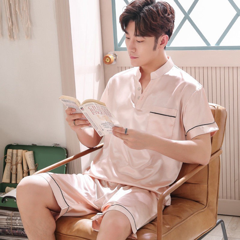 Bộ Đồ Pijama Ngắn Tay Thời Trang Mùa Hè Cho Nam | BigBuy360 - bigbuy360.vn