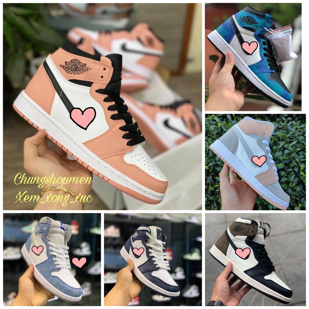 Giày Thể Thao Sneakers AIR JORDAN 1 Retro High CAO CỔ các mẫu hot nhất thị trường Full Box