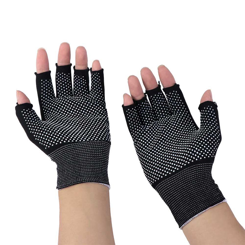 1 Đôi Găng Tay Thể Thao Chống Nắng Hở Ngón Bằng Nylon