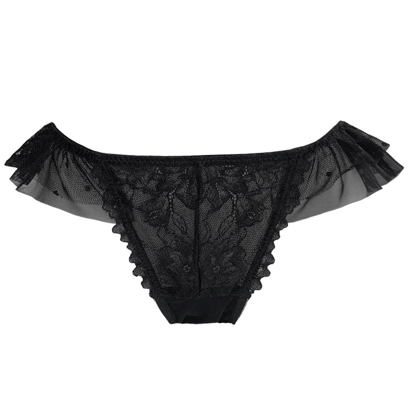 Quần Lót Ren Lưng Thấp Thoáng Khí Quyến Rũ Cho Nữ