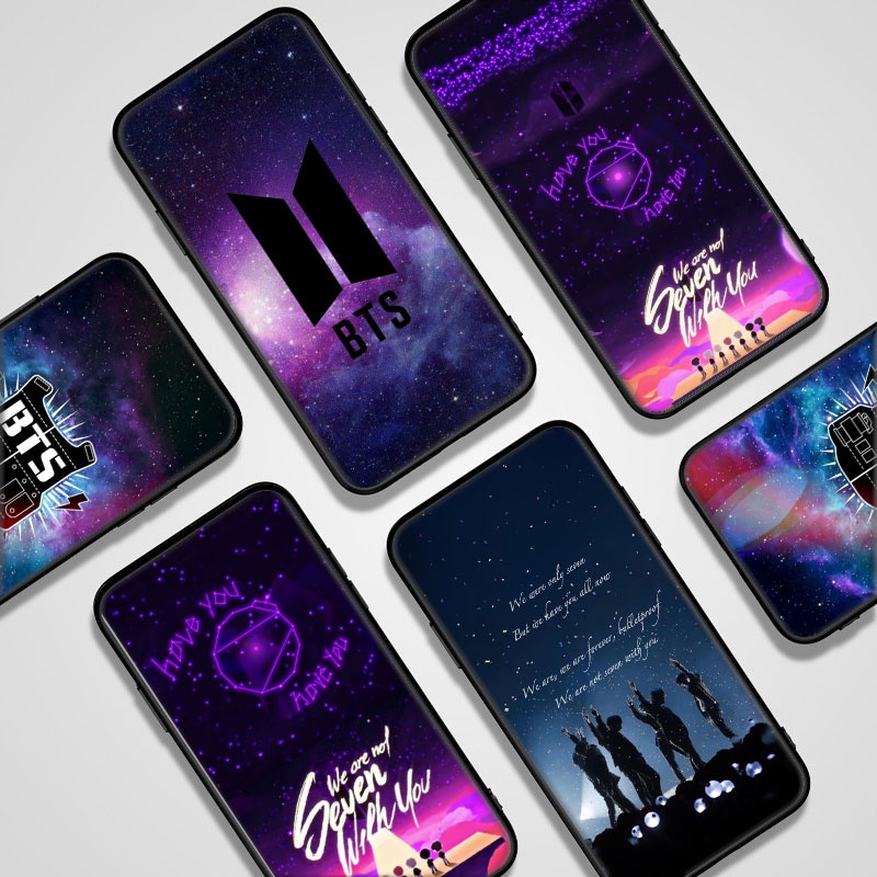 Ốp điện thoại silicon TPU mềm hình logo BTS cho Redmi 9A 9C 9 Prime 9C NFC 10 Pro 10X K20 Pro