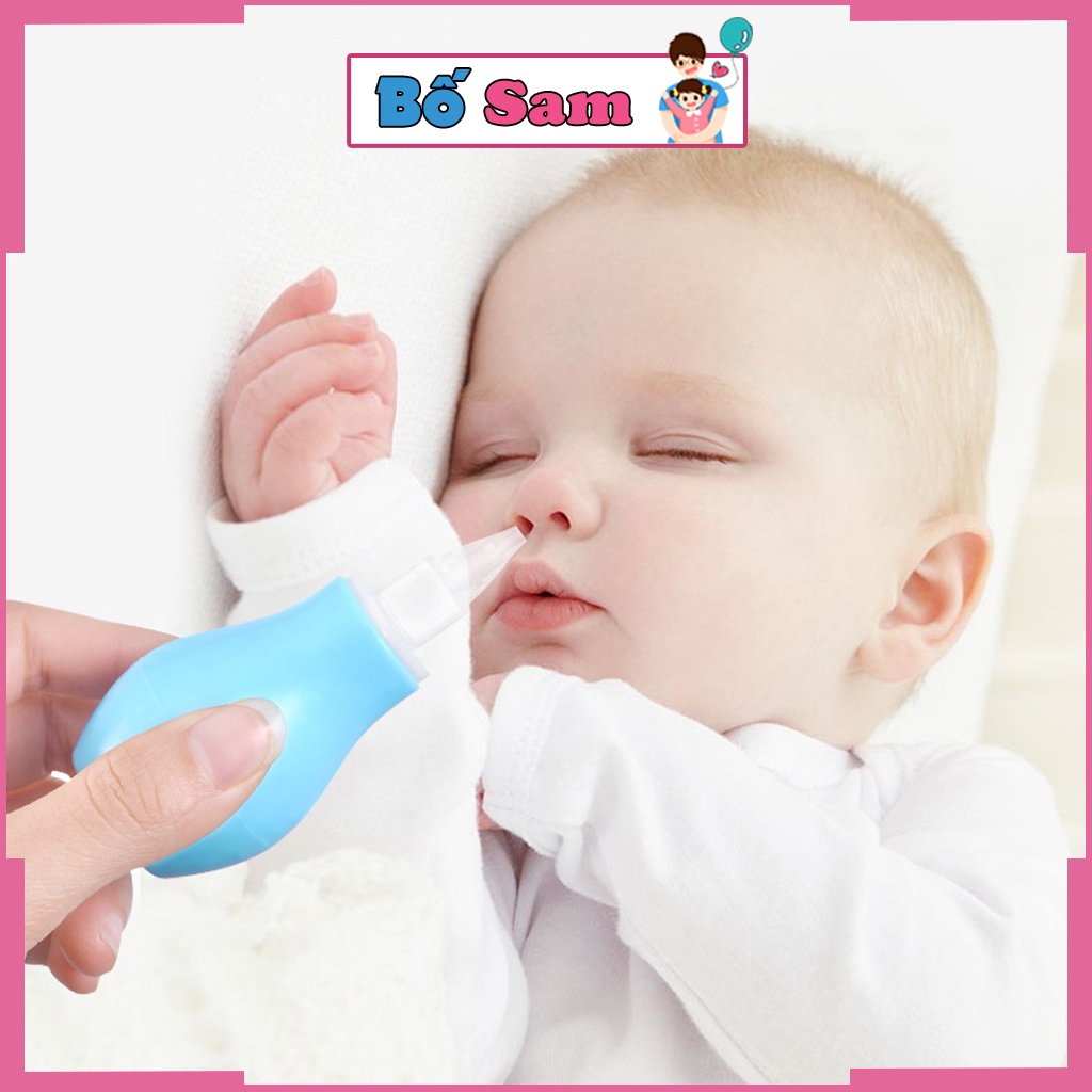 Hút mũi cho bé silicon dạng bóp tay an toàn dụng cụ hút mũi Shop Bố Sam