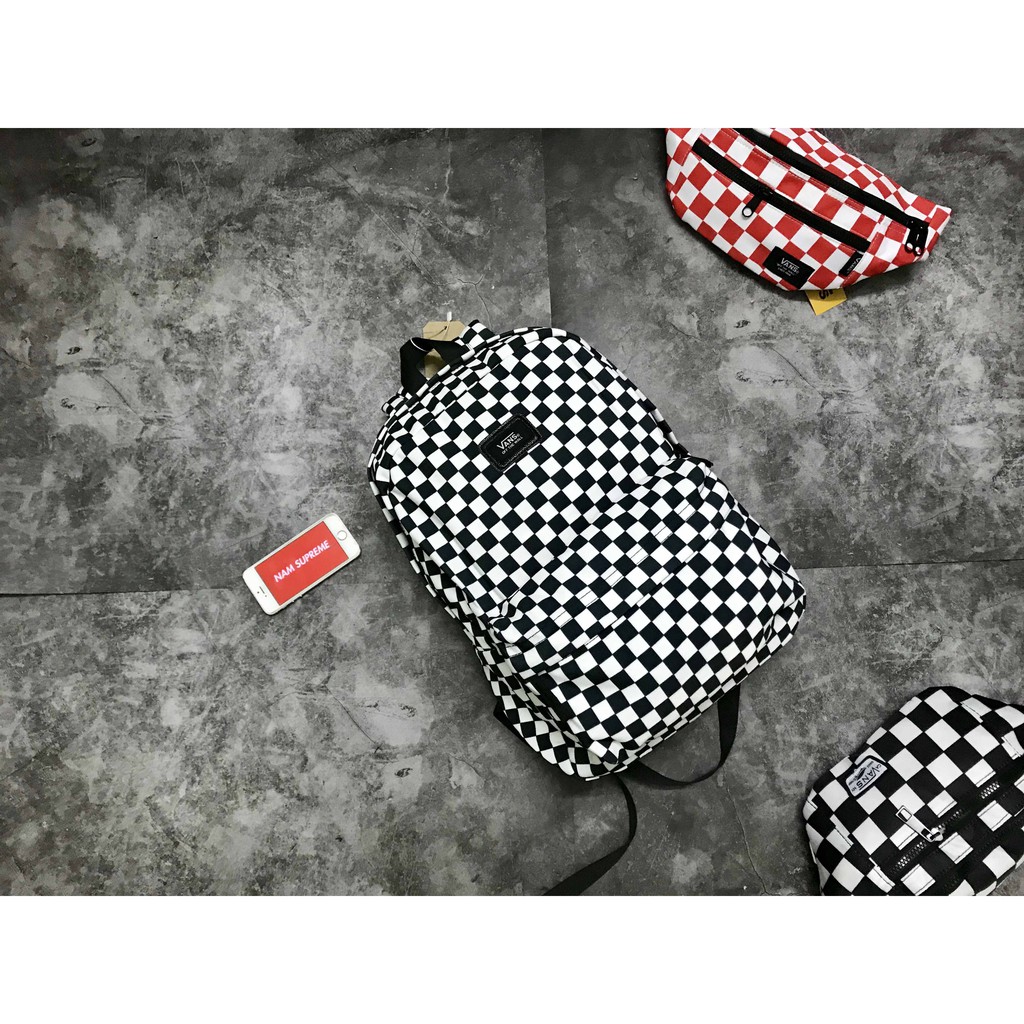 ⚡️ (TỔNG HỌP ~20 MẪU SALE) Balo Vans OFF THE WALL CHECKERBOARD  BACKPACK [ N E W A R R I V A L ]