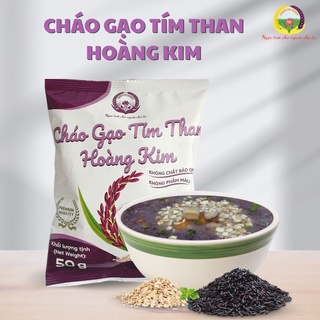 CHÁO GẠO TÍM THAN HOÀNG KIM [50g/gói - 30gói/thùng]