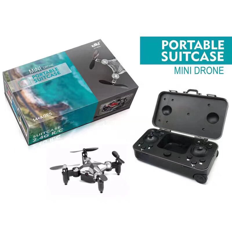 Máy bay mini flycam Mini DH150 có camera gấp gọn trong container