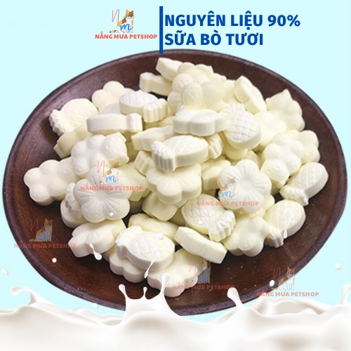 Canxi cho mèo, chó vị sữa dê cao cấp bổ sung chất dinh dưỡng cho chó mèo