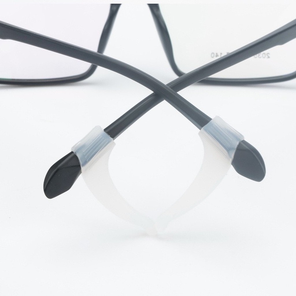 Gài tai silicon giữ kính chống rơi khi chơi thể thao, hoạt động mạnh - phụ kiện gọng kính mắt