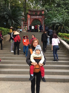Địu ngồi trẻ em Aimama