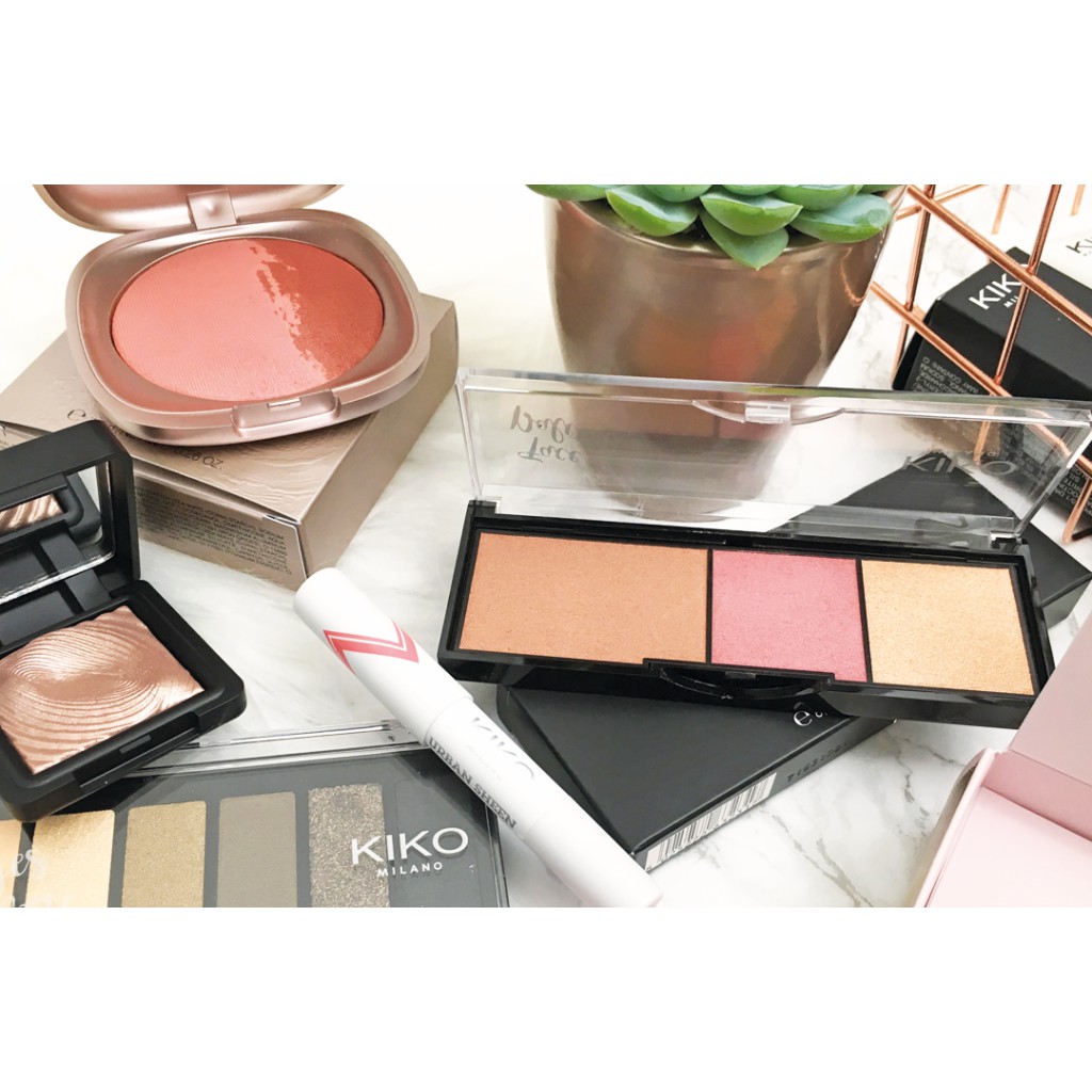 Kiko MILANO Face Palette Bronzing Powder Blush and Highlighter 01