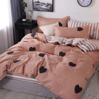 Bộ vỏ chăn ga gối poly cotton ( được chọn mẫu )