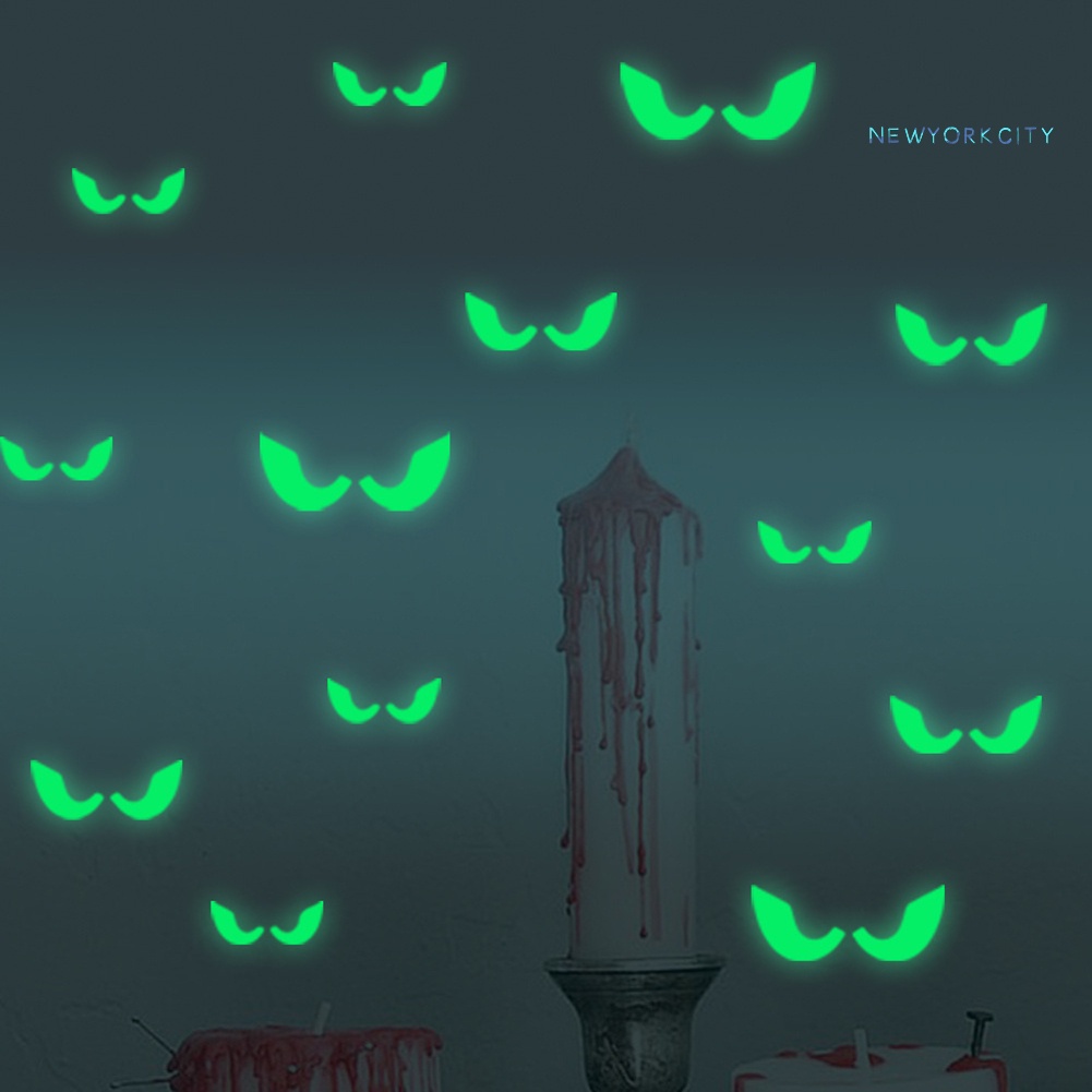 Miếng Dán Tường Dạ Quang Họa Tiết Con Dơi Halloween Trang Trí Nội Thất