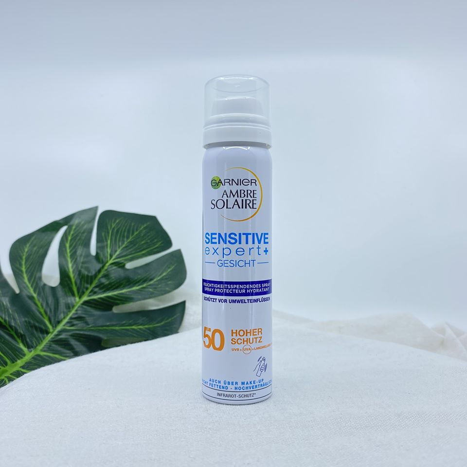 Xịt chống nắng cho mặt Garnier Sensitive Expert Lsf50 75ml