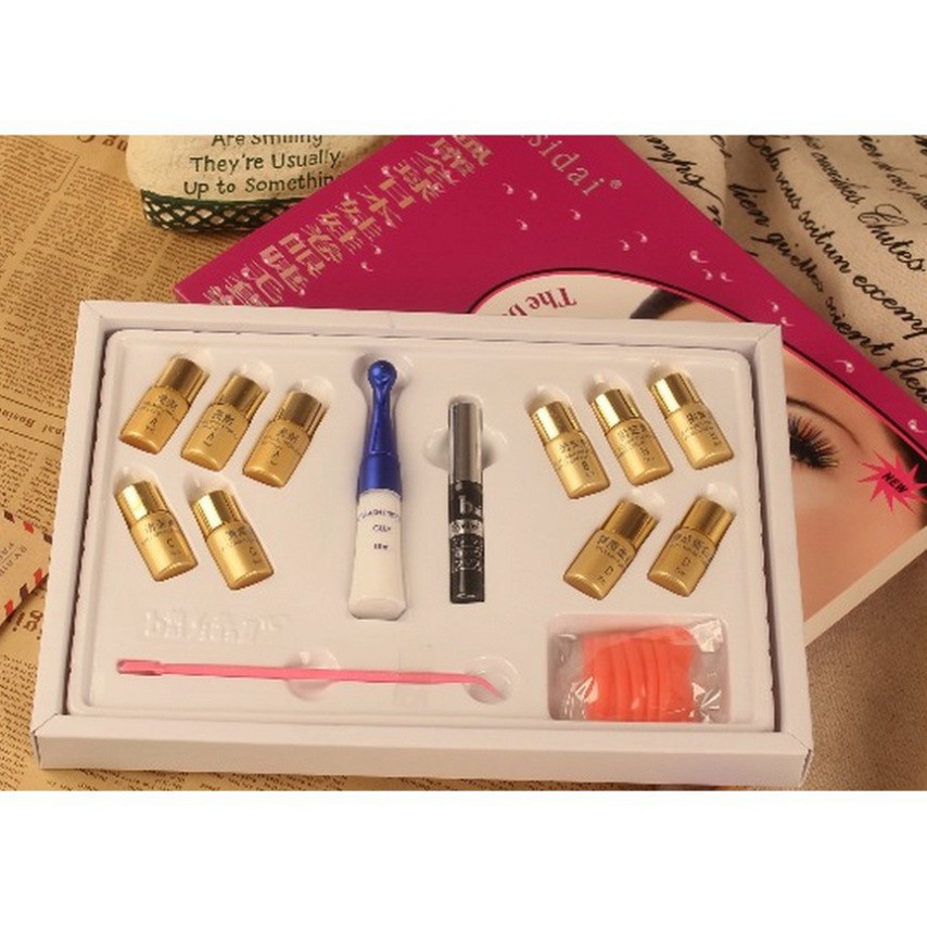 Bộ Thuốc Uốn Mi Phủ Đen Collagen 6D BAISIDAI , Thuốc Uôn Mi GOLD | BigBuy360 - bigbuy360.vn