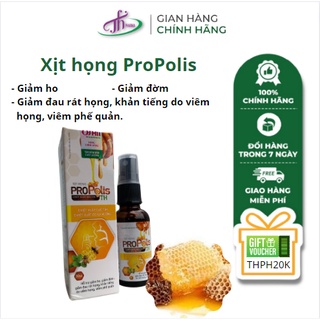 Xịt Họng Keo Ong ProPolis – Giúp Giảm Ho, Giảm Đau Rát, Ngứa Họng – Chai 30 ml