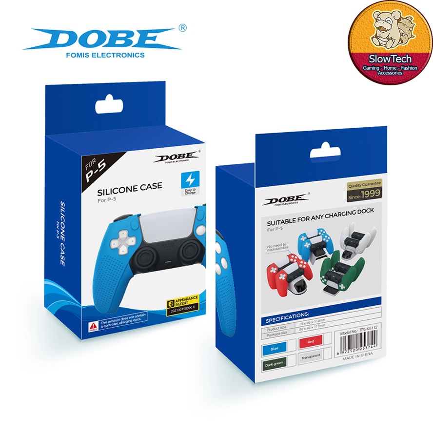 Vỏ Silicone Bọc Tay Cầm Sony PS5 Dobe TP5-05112 Mềm Mại, Bền Bỉ - Hàng Chính Hãng