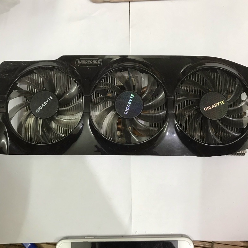 Quạt + Tản Giga 3Fan tâm ốc 50mm/ Chính hãng cũ Zin theo VGA