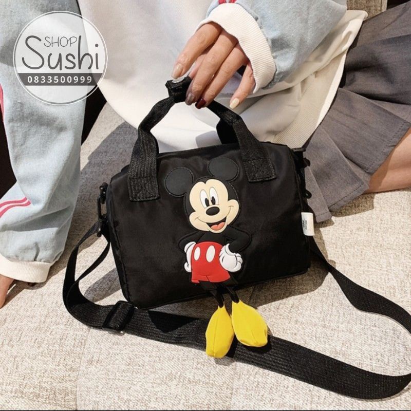 (FreeShip) Túi đeo có quai xách hình chuột Mickey