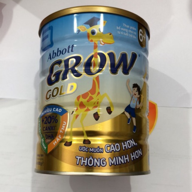 Sữa abbott grow 6+ 900g (date 2022)