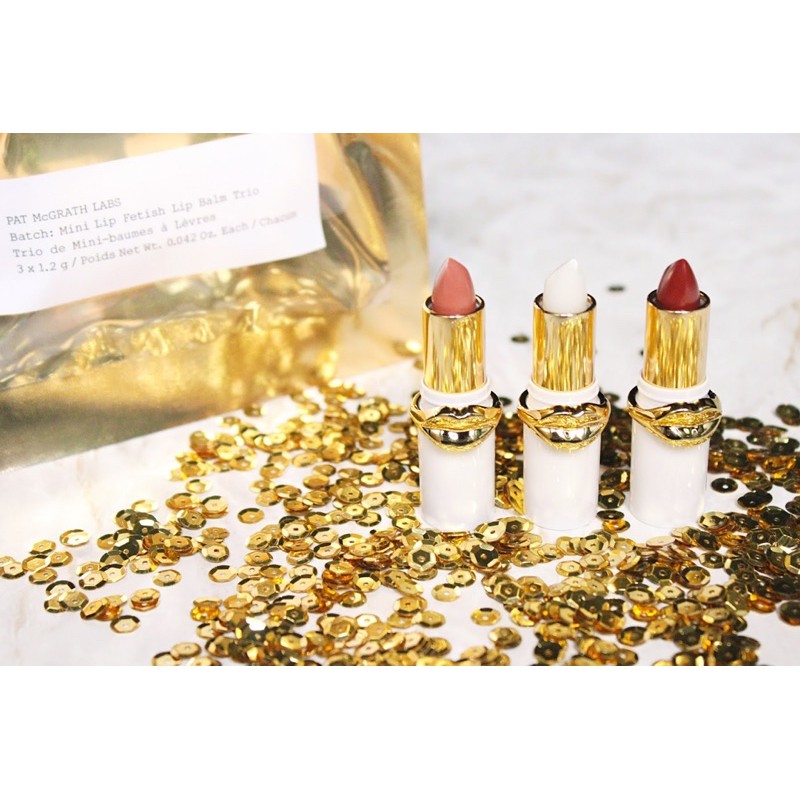 Set 3 thỏi son dưỡng Pat McGrath Mini Lip Fetish Lip Balm Trio