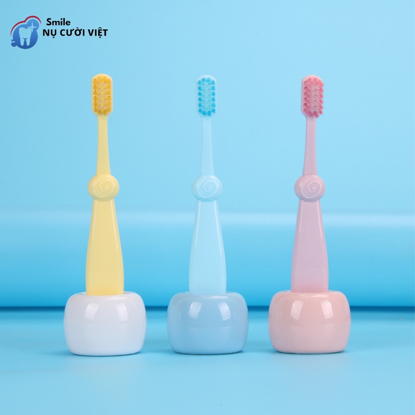 Bàn chải đánh răng Cho Trẻ lông mềm Kid's Toothbrush Combo Bộ 3 Cái Dành Cho Bé 3 Đến 9 Tuổi