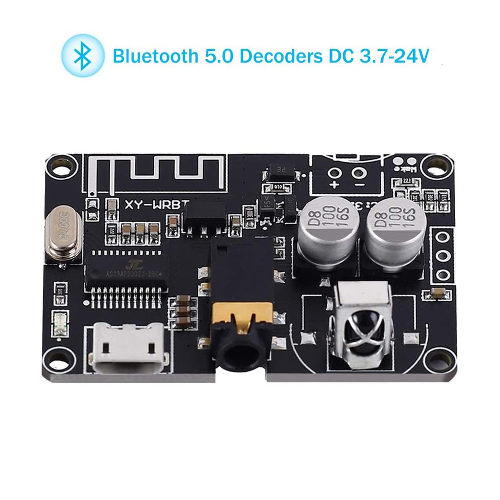 Module mạch Bluetooth V5.0 model XY-WRBT giải mã âm thanh dùng nguồn 3.7V đến 24V