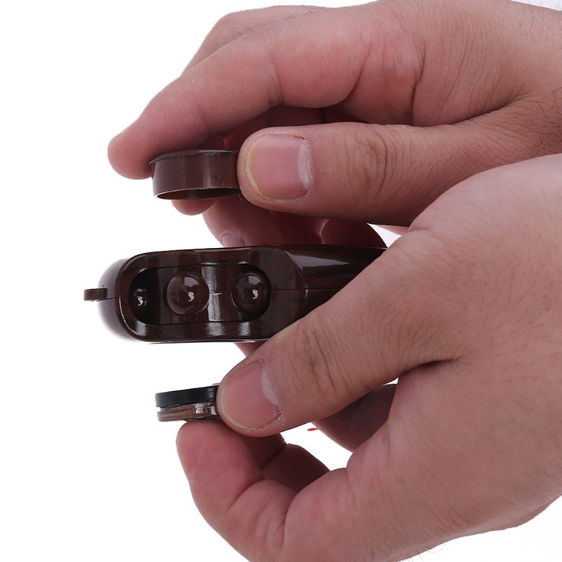 Máy đếm số lần tụng kinh bấm tay trang trí tua rua có la bàn và nút reset dùng khi thiền định giúp giảm căng thẳng