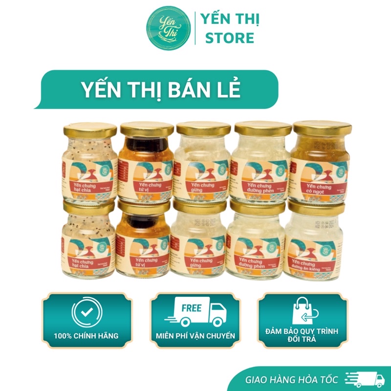 Yến Thị-Bán Lẻ- Chưng sẵn 70ml- 30% Yến