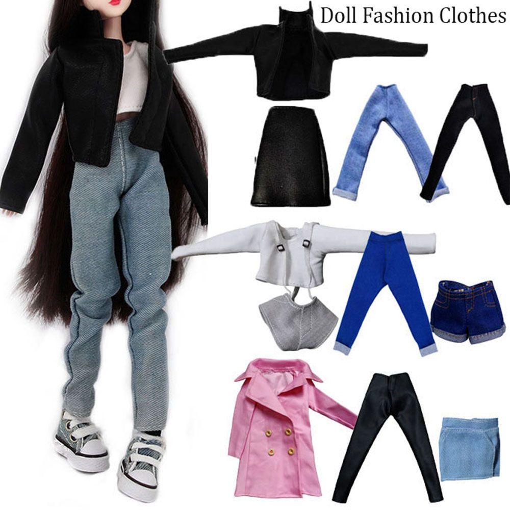 Áo Khoác Jean Thời Trang Dành Cho Búp Bê Kích Thước 11.5 &quot;1 / 6