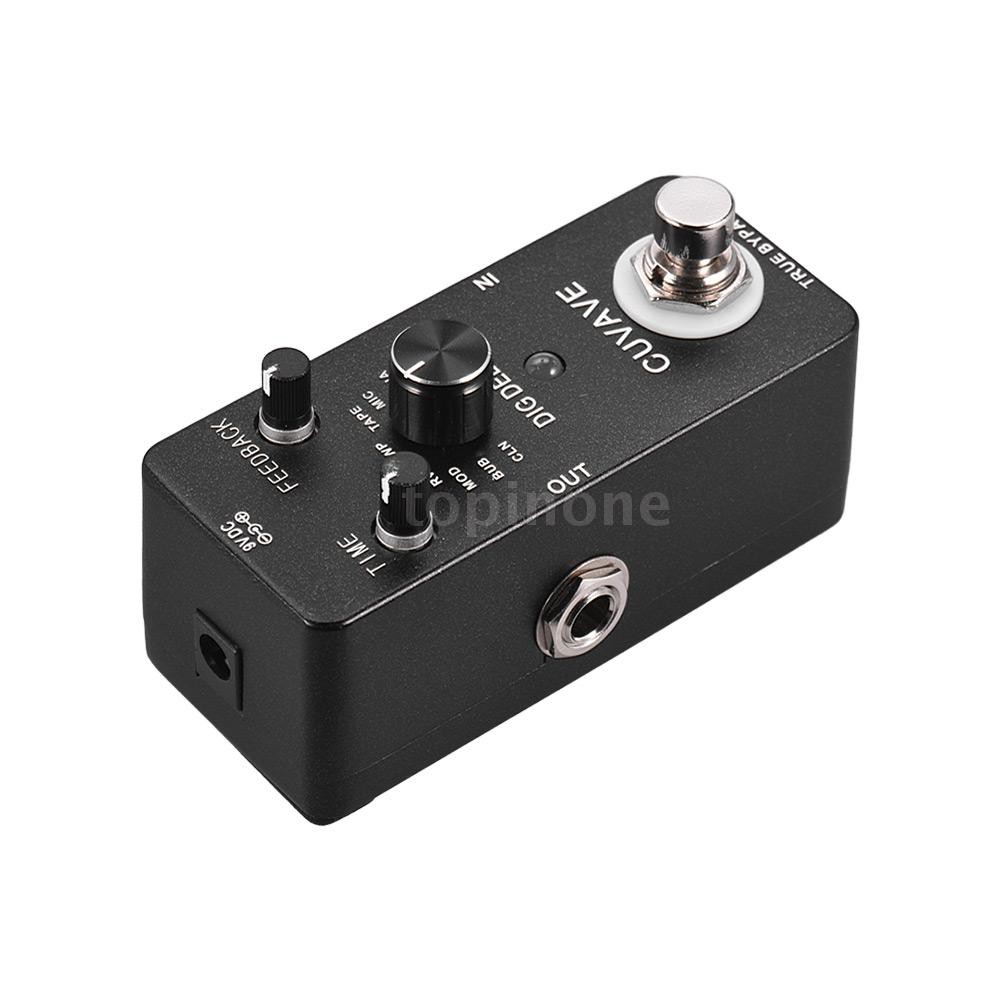 Pedal tạo hiệu ứng âm thanh cho đàn guitar điện kèm 9 hướng dẫn sử dụng