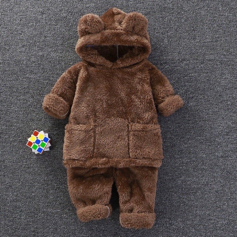 Bộ ngủ lông tai Gấu cho béFREESHIPBộ Đồ Ngủ Bằng Vải Nhung cho bé trai, bé gái hàng quảng châu