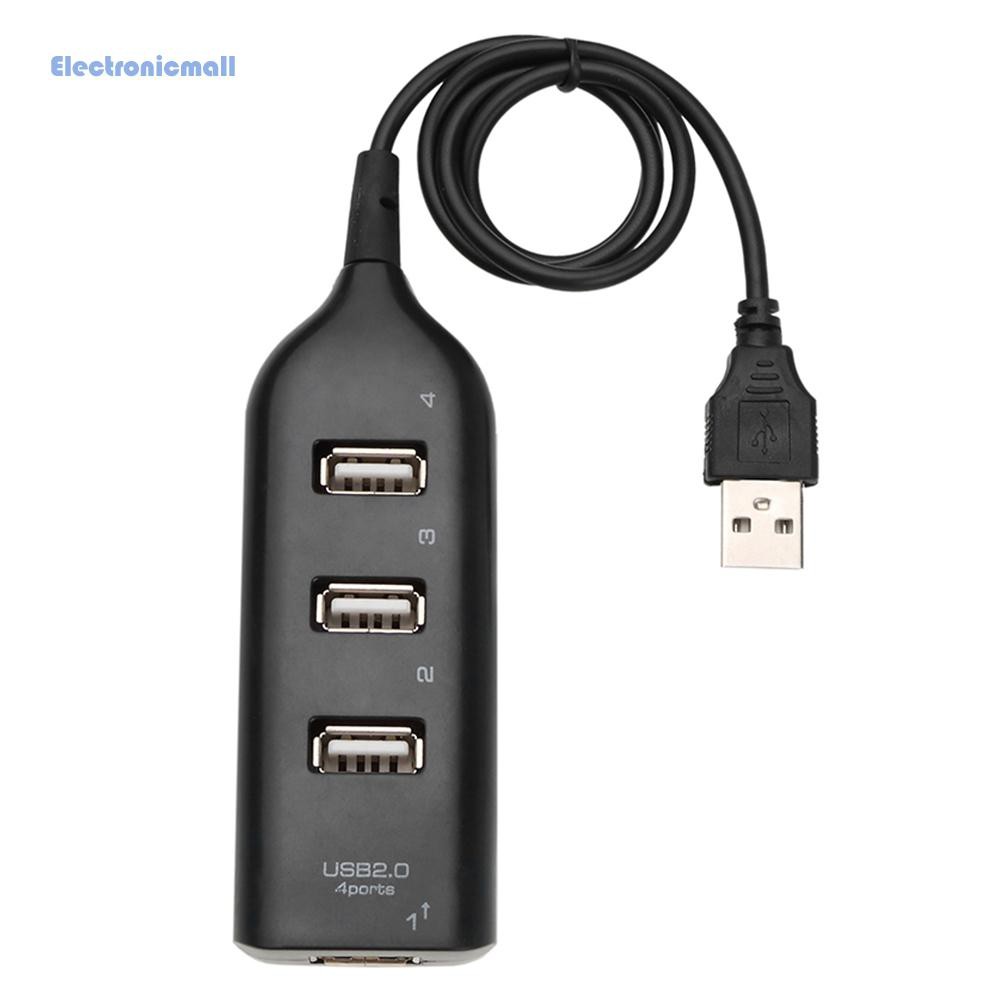 Đầu USB Hub tốc độ cao 5Mbps có 4 cổng USB 2.0 tiện dụng cho máy tính