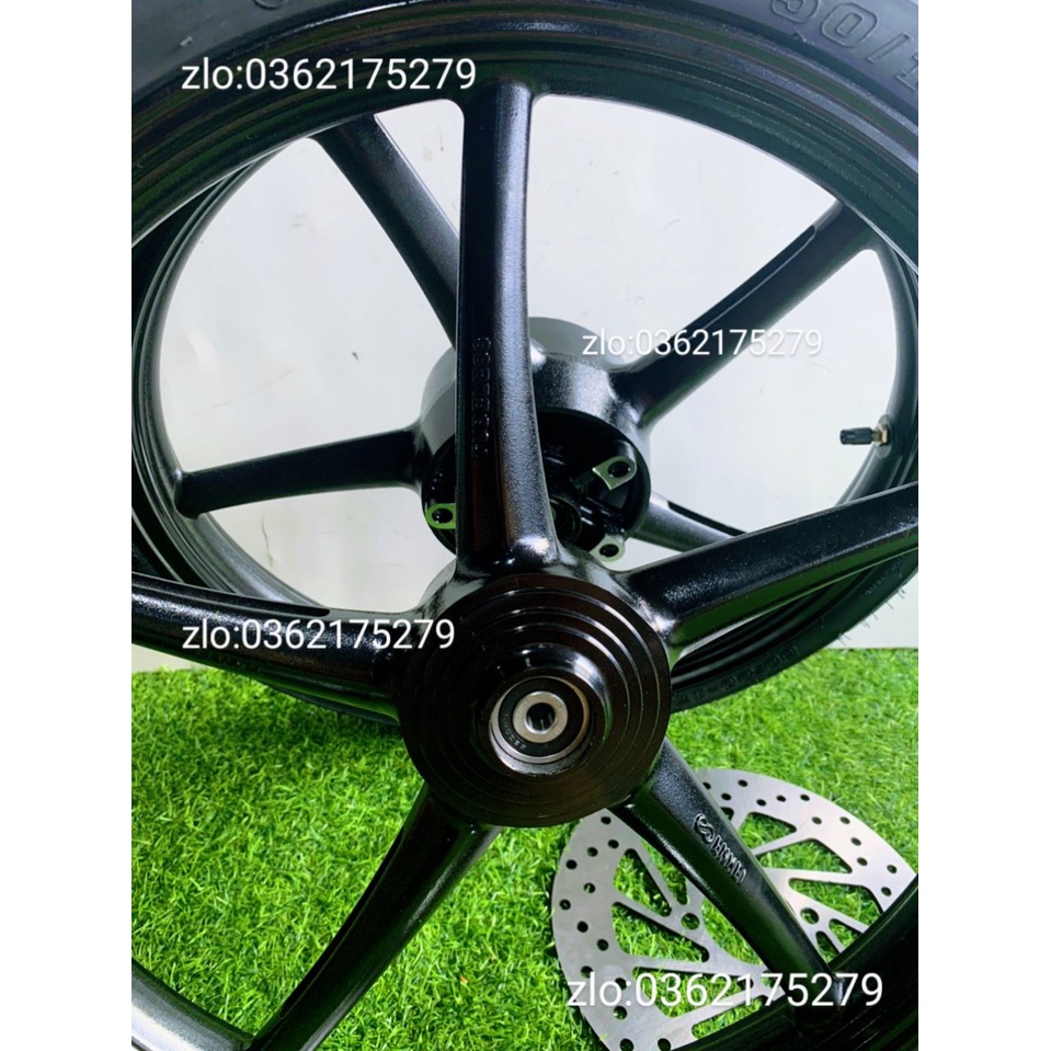 CẶP BÁNH MÂM 5 CÂY ENKEI 1.4 1.6 GẮN XE EXCITER 150 KÈM VỎ CAMEL 50.60 KÈM ĐĨA .ỐC CÓ 4 MÀU VÀNG.ĐEN.BẠC.TRẮNG