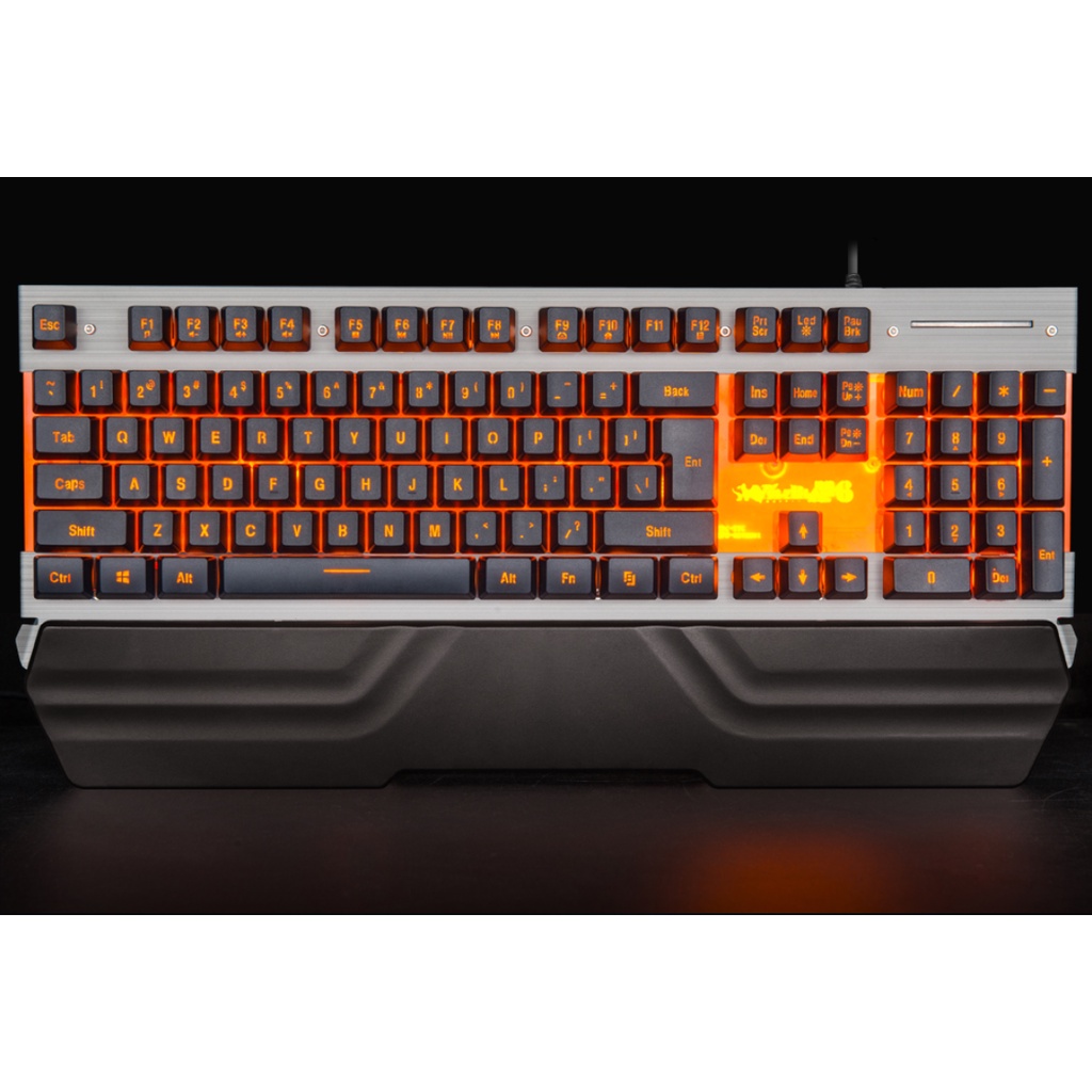 Bàn phím giả cơ JKEY SWOLF BLAZE 6 PK830 có led chống nước, chống va đập, có kê tay, bảo hành 12 tháng