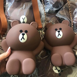 Túi gấu silicon dày đẹp