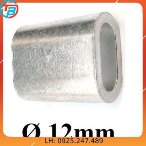 Cốt đầu nhôm khóa cáp Phi [ 12mm ] CÁP THÉP Thái Bình VinàN
