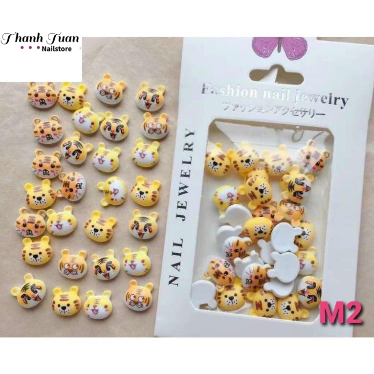 Charm Hoạt Hình phụ kiện làm nail gắn móng đáng iu cho tín đồ mê cute nà .  - Phụ kiện đồ nail