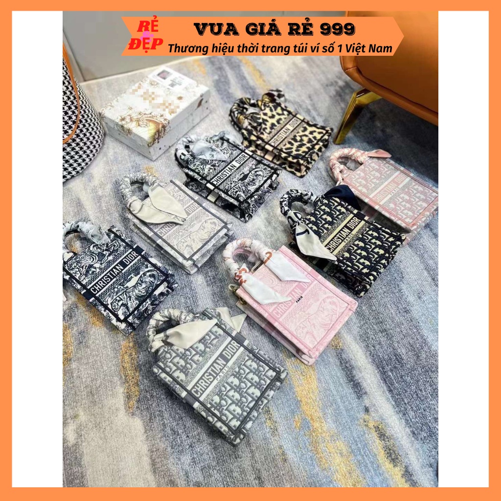 Túi xách tote mini thổ cẩm nữ đeo chéo đựng điện thoại thời trang hàn quốc loại đẹp full box DC22