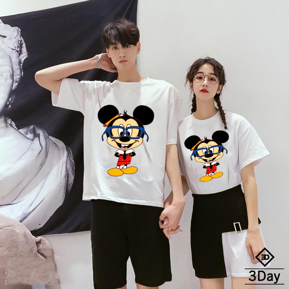 {ÁO ĐÔI GIÁ XƯỞNG}ÁO ĐÔI MICKEY CÁ TÍNH