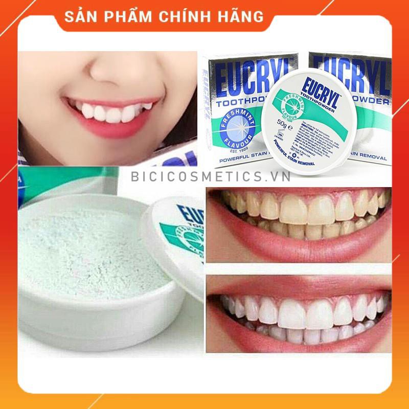 Bột Trắng Răng Eucryl Tooth Powder Của Anh Hãng Sản Xuất: Eucry Chính Hãng