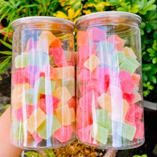 HŨ PET( 500gram ) KẸO DẺO TRÁI CÂY