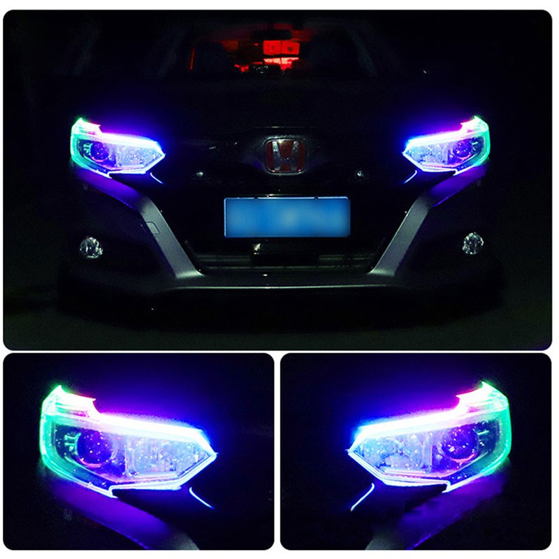 Set 2 Dây Đèn Led Drl Kevanly Trang Trí Xe Hơi